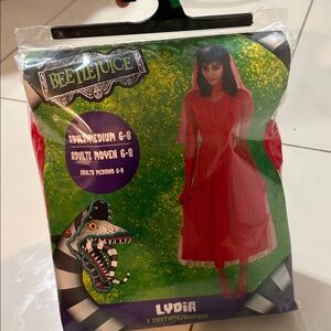 Beetlejuice Lydia Costume in Red